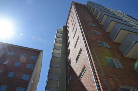 Fasaden på Lampan 28.
