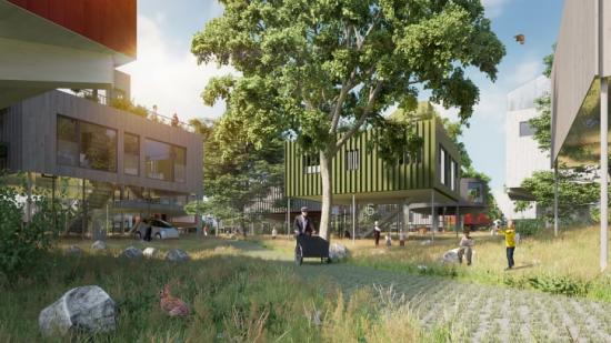Trädhusstaden - vision om framtidens boende.