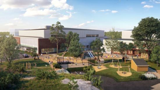 &Auml;lta får ny skola lagom till skolstarten i augusti 2023 (bilden är en illustration).