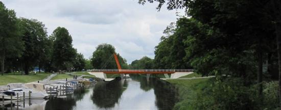Visionsbild över Tullgarnsbron (bilden är en illustration).
