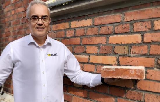 Ljupco Mitrovski, specialist på Fasad & Betong hos Beijer Byggmaterial.