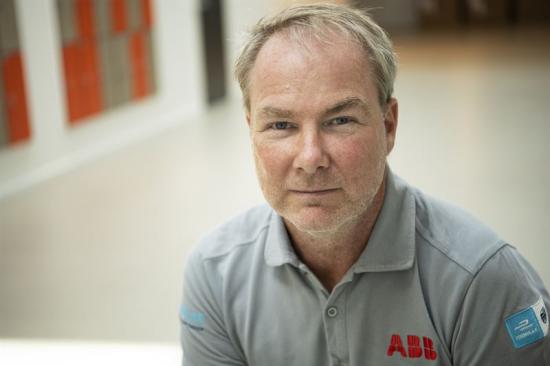 Anders Holmén, kundansvarig säljare på ABB Electrification i Sverige.