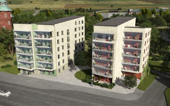 Visualisering av brf Djupadal.
