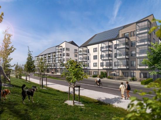 Visionsbild över Bonum BRF Sångstenen i Malmö (bilden är en illustration).