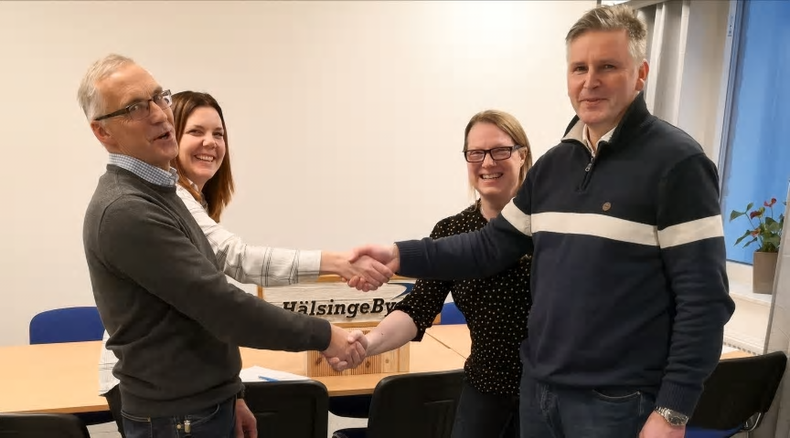Tord Thyren, HälsingeBygg, Linda Sahlin, PEAB, Janina &Ouml;stling, IsoTimber, Håvard Jegerstedt IsoTimber.