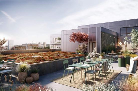 <span>I stället för det traditionella första spadtaget planteras ett träd som sedermera kommer att växa vidare på bostadshusets takterrass.</span>