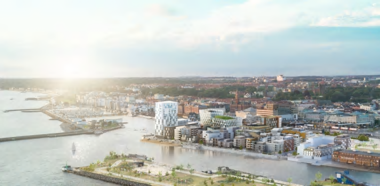 Bjurfors Nyproduktion tecknar samarbetsavtal med Serneke för ett nytt bostadsprojekt i Oceanhamnen.
