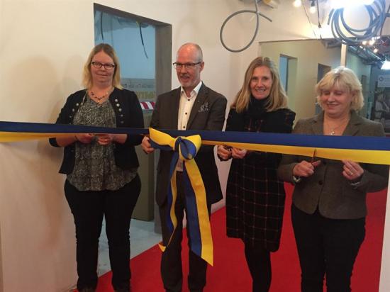 &Auml;ldrenämndens ordförande, Monica Brohede Tellström, Kommunstyrelsens ordförande, Mats Gerdau, Besqabs VD, Anette Frumerie, Ersta diakonis socialchef Ann-Sofie Wetterstrand