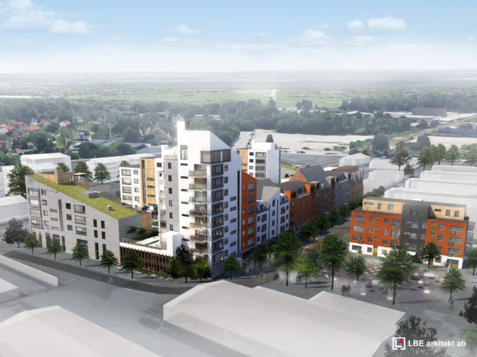 Området Fabriken i Växjö.