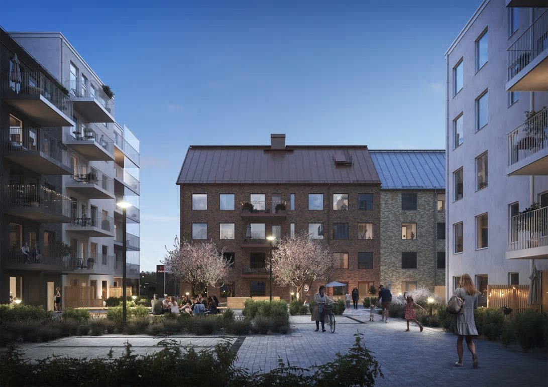 Säljstart för Veidekke Eiendoms lägenheter i Nya Hovås, Göteborg (bilden är en illustration).