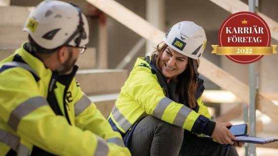 Varje år listar Karriärföretagen de 100 mest attraktiva arbetsgivarna i Sverige för unga talanger att göra karriär på. JSB är utsedd till en av årets karriärföretag för 2022.