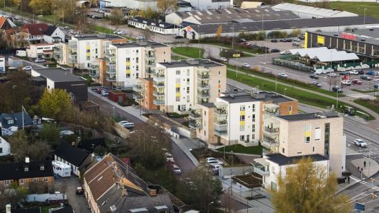 Riksbyggens Brf Fiskelyckan i Råå.