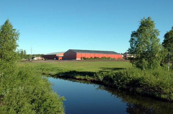Arenaområdet med Noret i förgrunden.