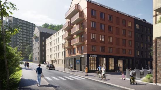 Kv 10, Hållbarheten i Kallebäcks Terrasser, Göteborg (bilden är en illustration).