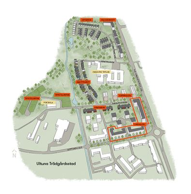Ultuna Trädgårdsstad Uppsala.