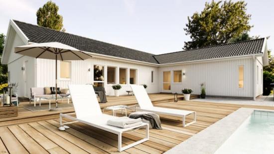 &Auml;lvsbyhus största enplanshus, Regina.