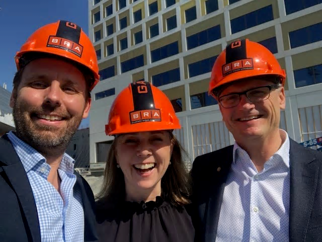 Marcus &Ouml;stlundh, VD HKC Hotels, Kristina Wärmare, COO &Aring;bymässan, Kent Jellmund, Marknadschef &Aring;bytravet.