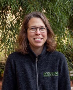 Jenny Klingberg, forskare i miljövetenskap vid Göteborgs botaniska trädgård.