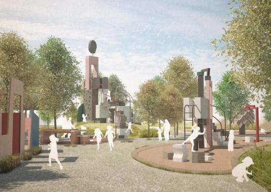 Utflyktslekplatsen i Jubileumsparken ska vara en plats att minnas, som gör avtryck och där det alltid finns mer att upptäcka.