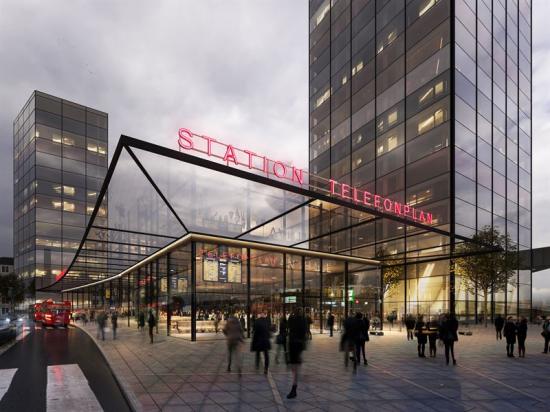 Illustration över hur Tellus station i Telefonplan kan komma att se ut när projektet är färdigställt.