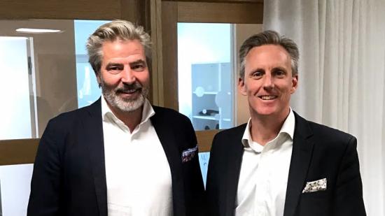Ulf Wallén, VD Acrinova (t.v.) & Andreas Meyer, VD Skåneporten fastigheter.