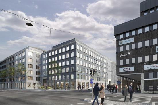 Valsverket 7a, illustration Kungsgatan.