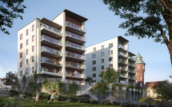 Visualisering av brf Djupadal.