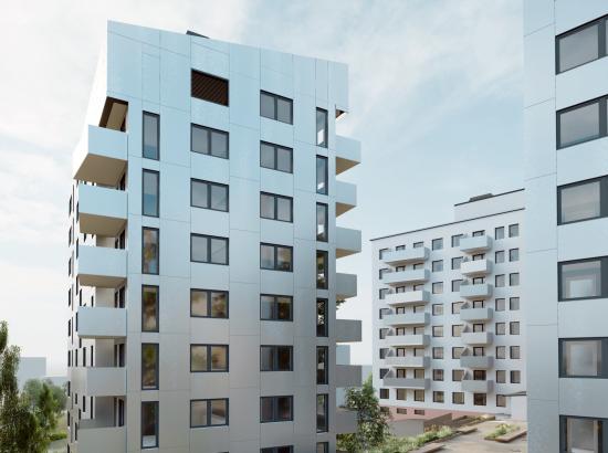 LINK Arkitektur utformar nya bostäder på Hamrinsberget (bilden är en illustration).