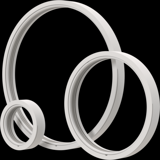 NorDan 3D-printat fönster i Biokomposit, Vit