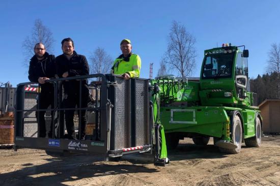 Fredrik, Thomas, Patrik från Liljaskolan i Vännäs.