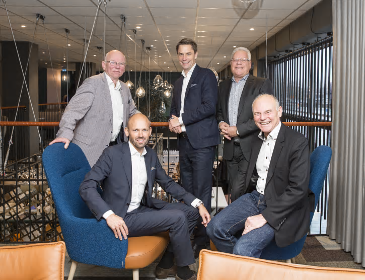 Lennart Persson, Jacob Torell, Bertil Rignäs, Joakim Garfvé, Ronny Persson.