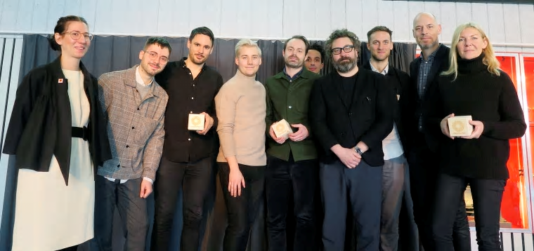 Arkitekterna i Wisdome-uppdraget samlade.