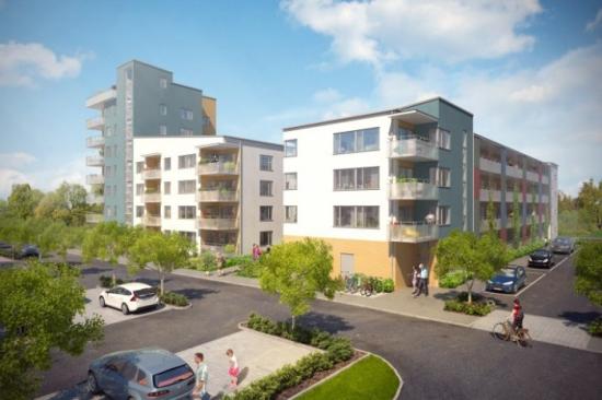 I Uppsala bygger Riksbyggen två hus med totalt 92 bostäder i Gränby Backe. Här kommer att finnas lägenheter för såväl för unga människor på jakt efter sin första lägenhet som större hem för sambos och familjer.