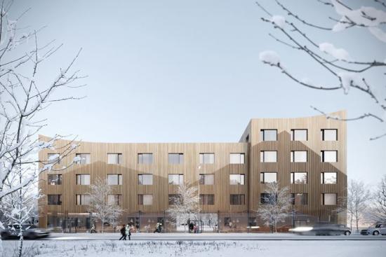 <span><span><span><span>80 lägenheterom 32 kvadratmeter kommer rymmas i den 6 300 kvadratmeter stora fastigheten (bilden är en illustration).</span></span></span></span>