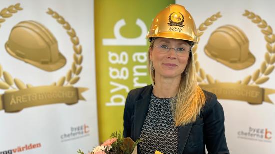 Carolina Detterfelt är årets byggchef.