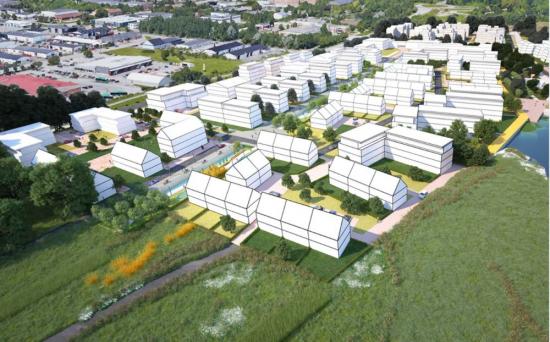 Ett helt nytt bostadsområde håller just nu på att växa fram i Södra Råbylund, Lunds kommun.