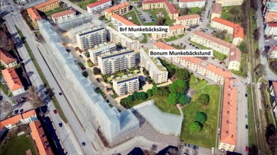 Nya Munkebäck, bostadsrätter, Riksbyggen, översikt