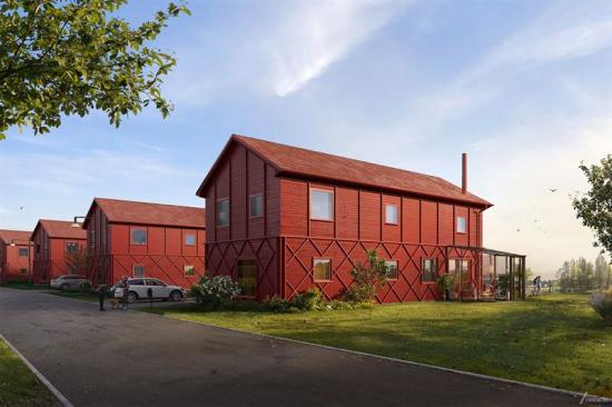 Exterior Arkitektbruket Glasberga.
