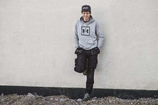 Adam Hanlinder, Kattegattgymnasiet, Halmstad. Finalist i SM för unga plåtslagare 2020.