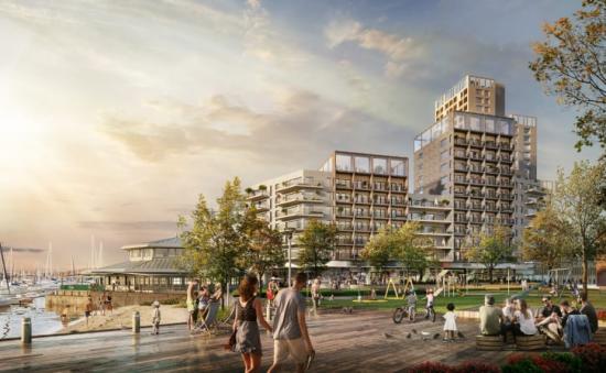 Med det nya kvarteret får Stenungsund centrum en ny silhuett och en tydlig entré till Stenungsund centrum.