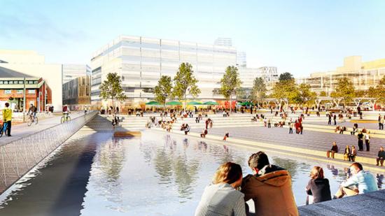 Göteborg utvecklar stationsområdet. Bild från stadsutvecklingsprogrammet (bilden är en illustration).