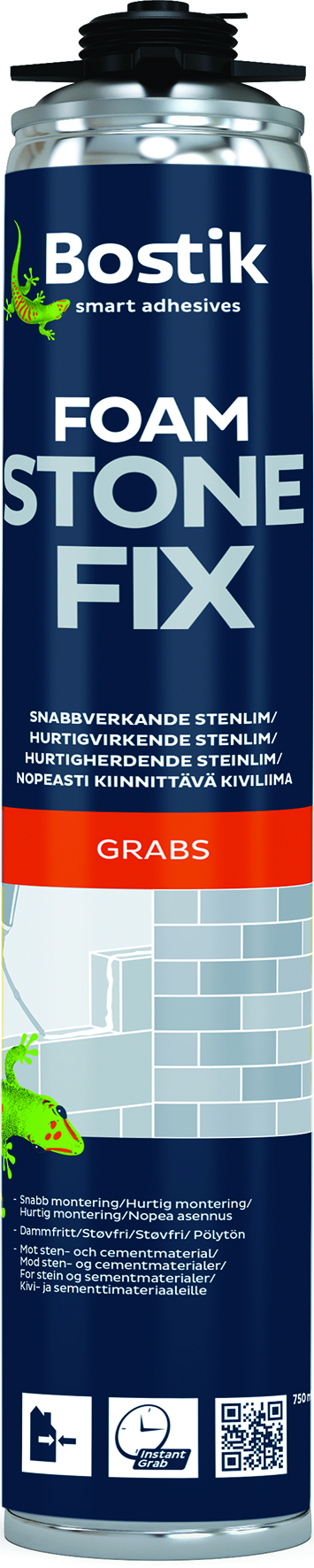 Stone Fix Foam – en revolution för resning av ej bärande väggar och murar med sten- och byggblock både ute och inne.