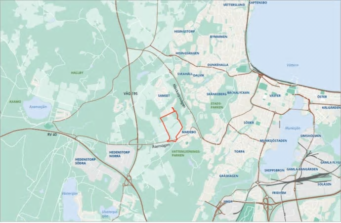 &Ouml;versiktsbild över hela området &Aring;sen.