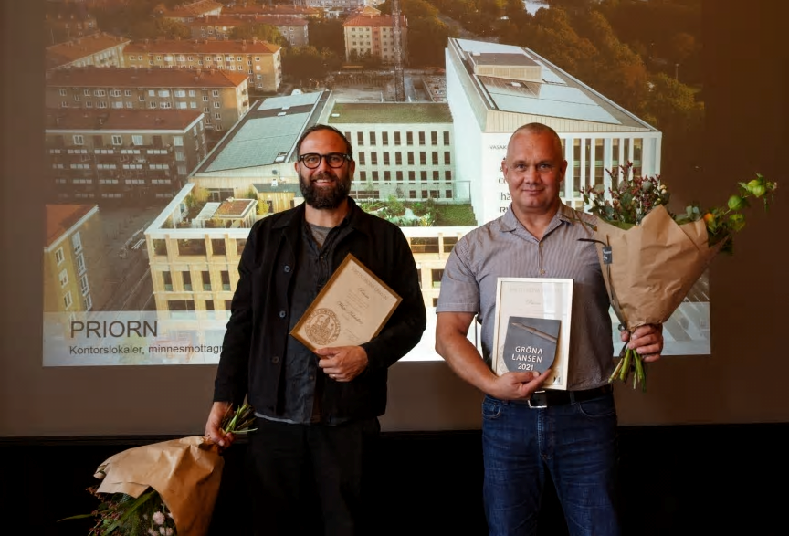 Priorn vinnare av Gröna Lansen 2021. Bakom projektet står Vasakronan i samarbete med White Arkitekter.
