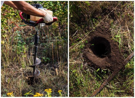 För att mäta radonhalten placeras Radonovas nya detektor 85 cm ner i marken.