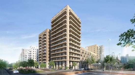 Bostadskvarteret Haga Boulevard (bilden är en illustration).