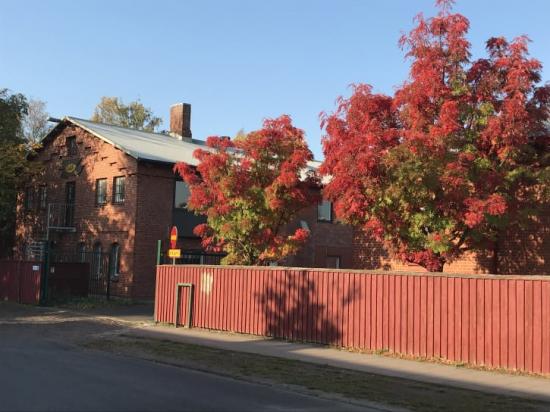 I det gamla gasverket finns Ungdomens hus. Byggnaden ska demonteras, marken saneras sedan ska byggnaden återuppbyggas.