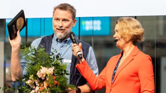 Nordbyggs Guldmedalj f&ouml;r mest innovativa produktnyhet 2026 g&aring;r till Gyproc Hybridregel fr&aring;n Saint-Gobain Sweden AB, Gyproc